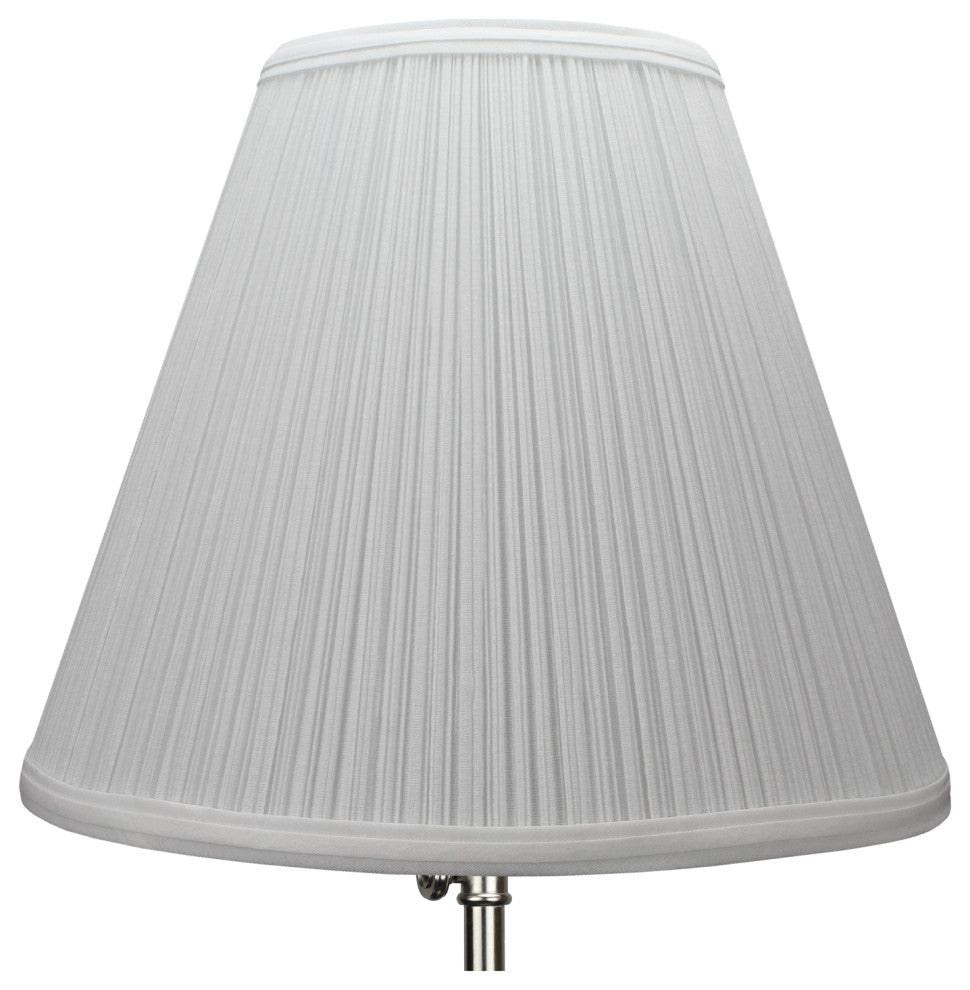 Fenchel Shades 6"x13"x11" Bulb Clip Attachment Empire Lamp Shade, Pleated Mushro