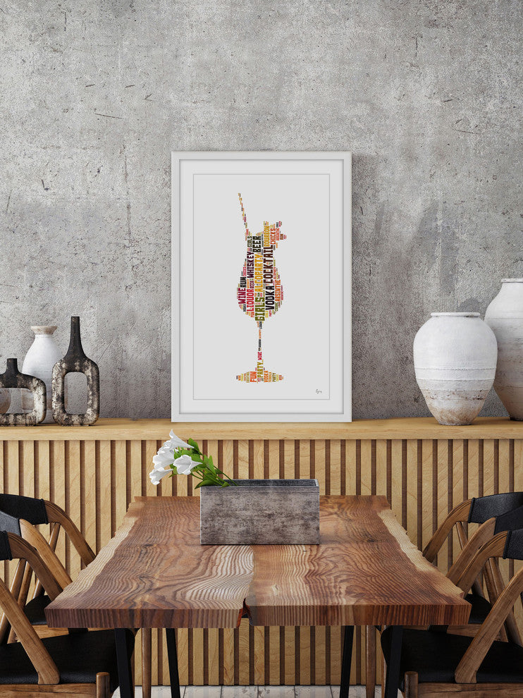 "Vodka Party" Framed Painting Print, 30"x45"