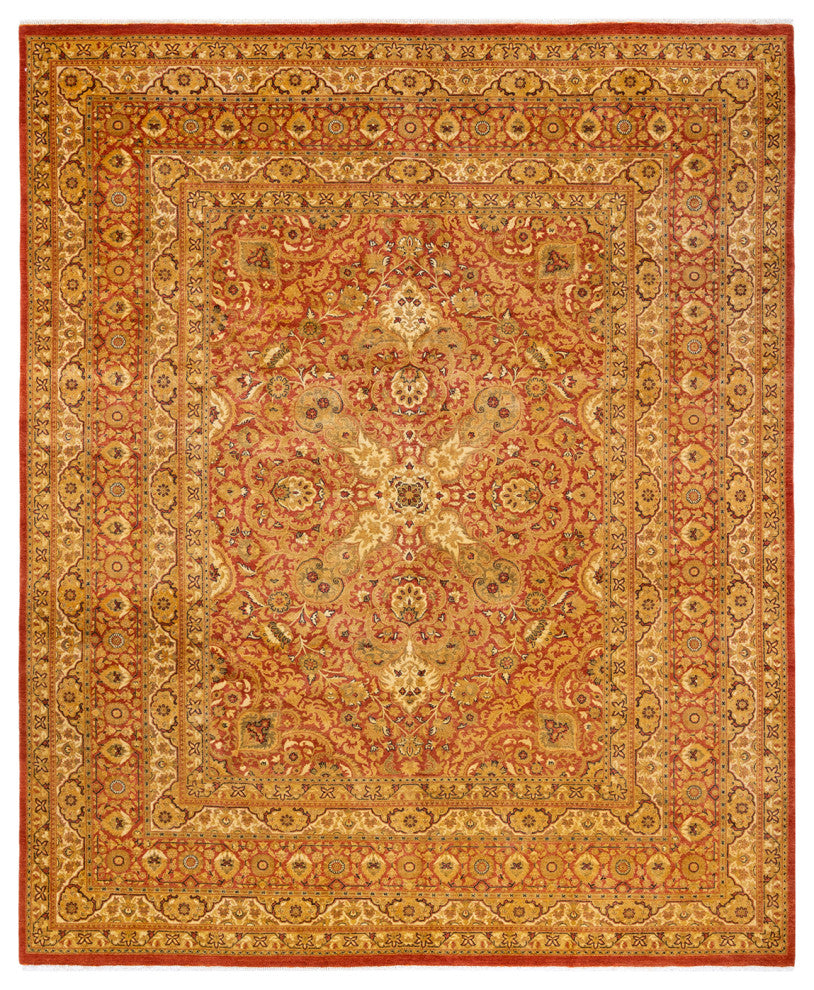 Mogul, One-of-a-Kind Hand-Knotted Area Rug Orange, 8' 4" x 10' 1"
