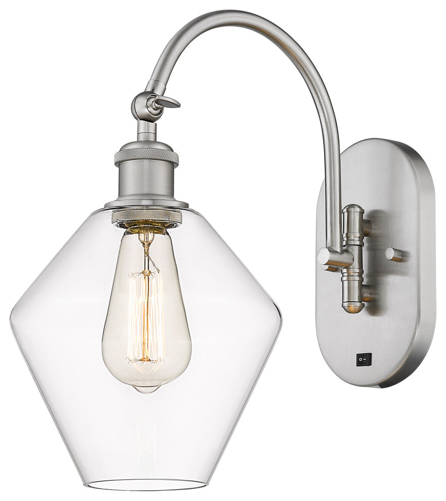 Innovations 518-1W-SN-G652-8-LED 1-Light Sconce, Brushed Satin Nickel