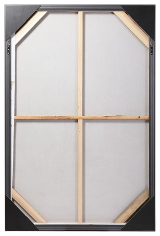 Oversize Modern Abstract Earth Tones Painting 61" Bronze Gold Silver Metallic