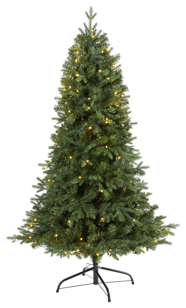 5' Vermont Fir Artificial Christmas Tree With 150 Clear LED Lights