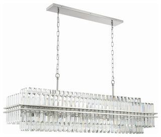 Crystorama Lighting Group HAY-1417 Hayes 16 Light 50"W Crystal - Polished