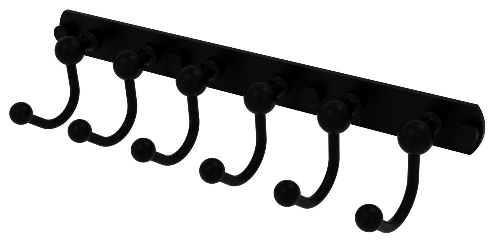 Prestige Skyline 6 Position Tie and Belt Rack, Matte Black
