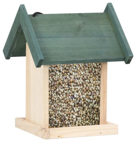 vidaXL Bird Feeders 4 pcs Firwood