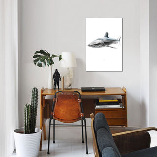"Shark I" by Alexis Marcou, Canvas Print, 18"x12"
