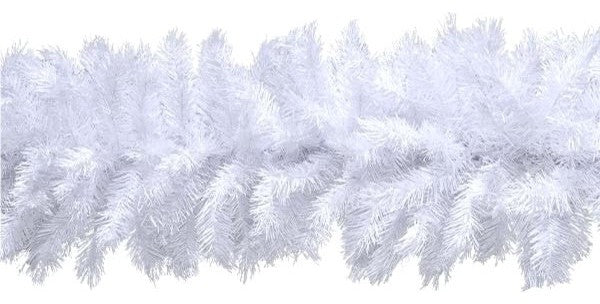 9' White Sequoia Garland