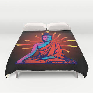 Buddha Om Duvet Cover, Full
