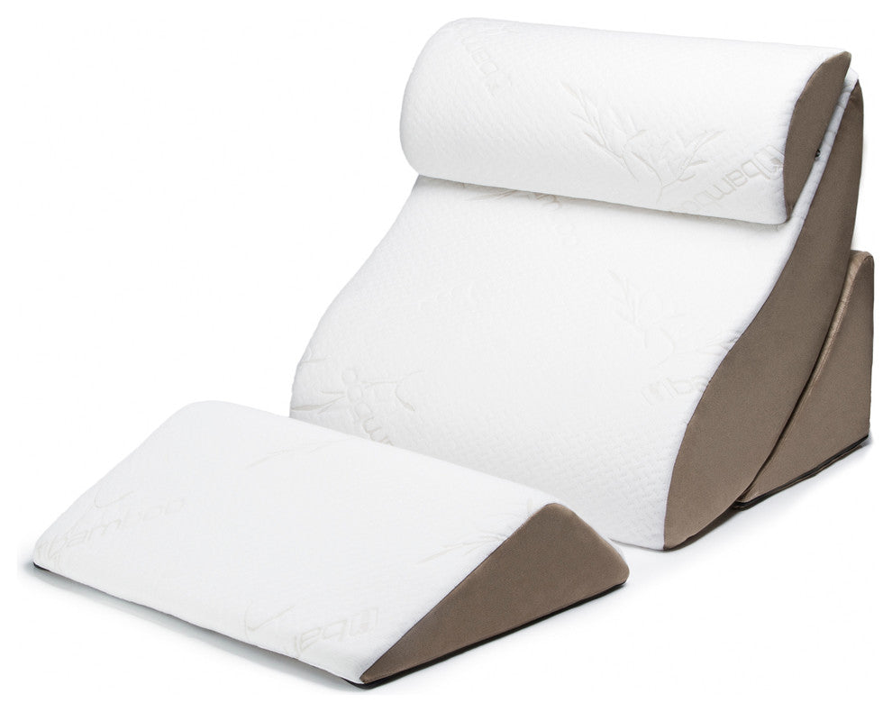 Avana Kind Bed Orthopedic Support Pillow Comfort System, Bamboo