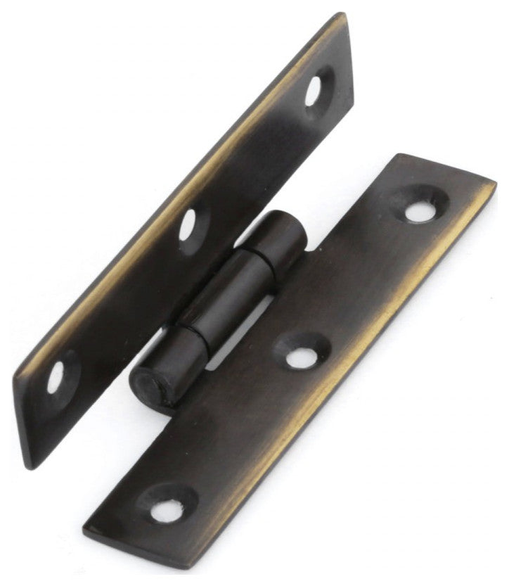 3" Oil Rubbed Bronze Cabinet Flush H Hinge