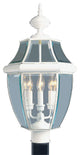 Monterey Outdoor Post Head, White