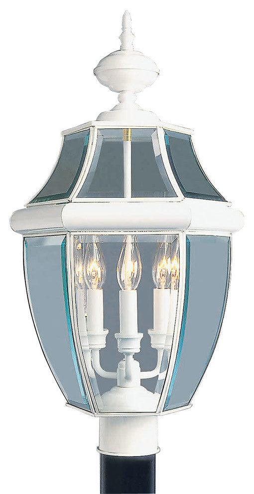Monterey Outdoor Post Head, White