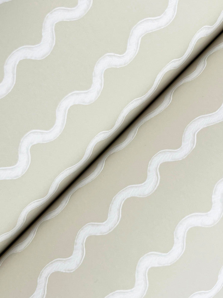 Rickrack Linen Wallpaper