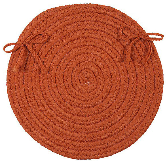 Colonial Mills Chair Pad Boca Raton Rust Chair Pad