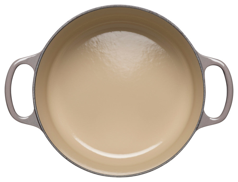 Le Creuset Signature Cast Iron Round Casserole, 24 cm, Flint