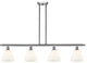 Innovations 516-4I-SN-GBD-751 4 Light Island Light, Brushed Satin Nickel