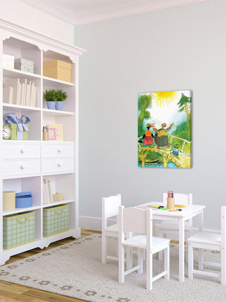 "Walk" Painting Print on Canvas by Curtis