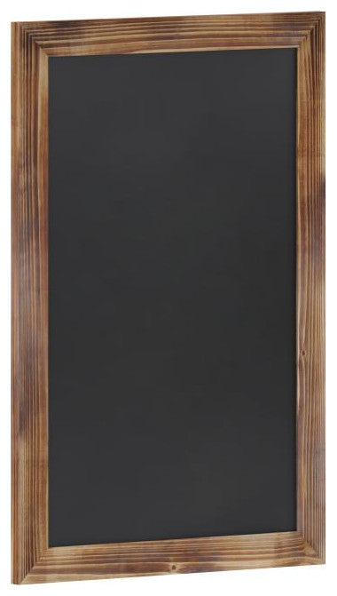 Canterbury Wall Mount Magnetic Chalkboard Sign Set-20" x 30", Torched Brown, 20" X 30"