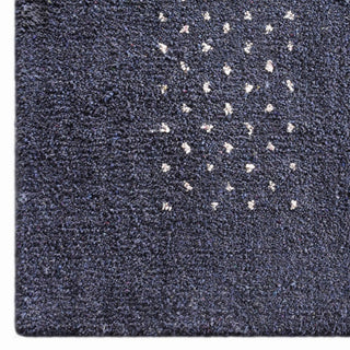 HAND KNOTTED LOOM SILK ECO-FRIENDLY RUGS-3'x5',Rectangle,Charcoal,Contemporary