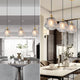 1 Light kitchen island light Grey and Gold vintage pendant light