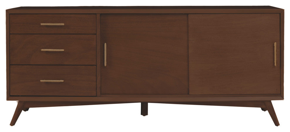Flynn Large TV Console, Walnut