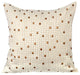 Ivory Decorative Pillow Covers 14"x14" Silk Cushion Covers - White Tara