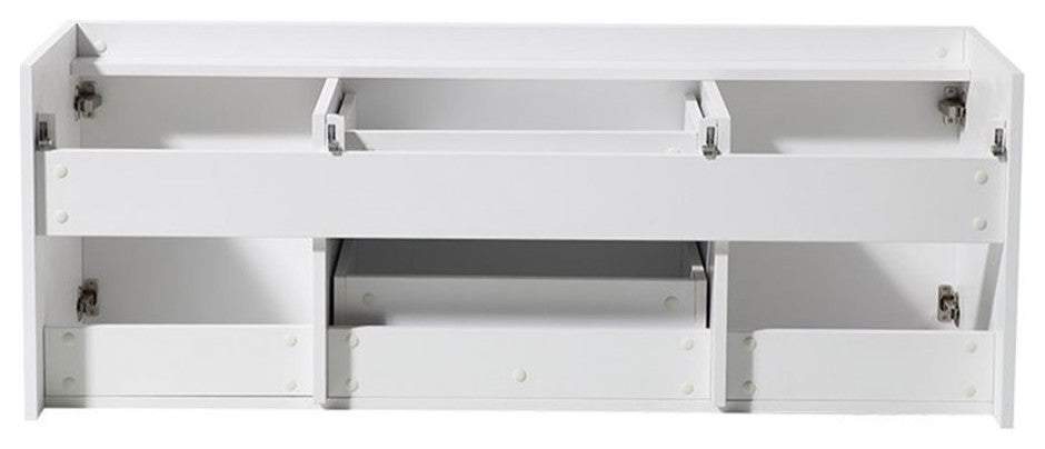 Fresca Opulento White Modern Double Sink Cabinet