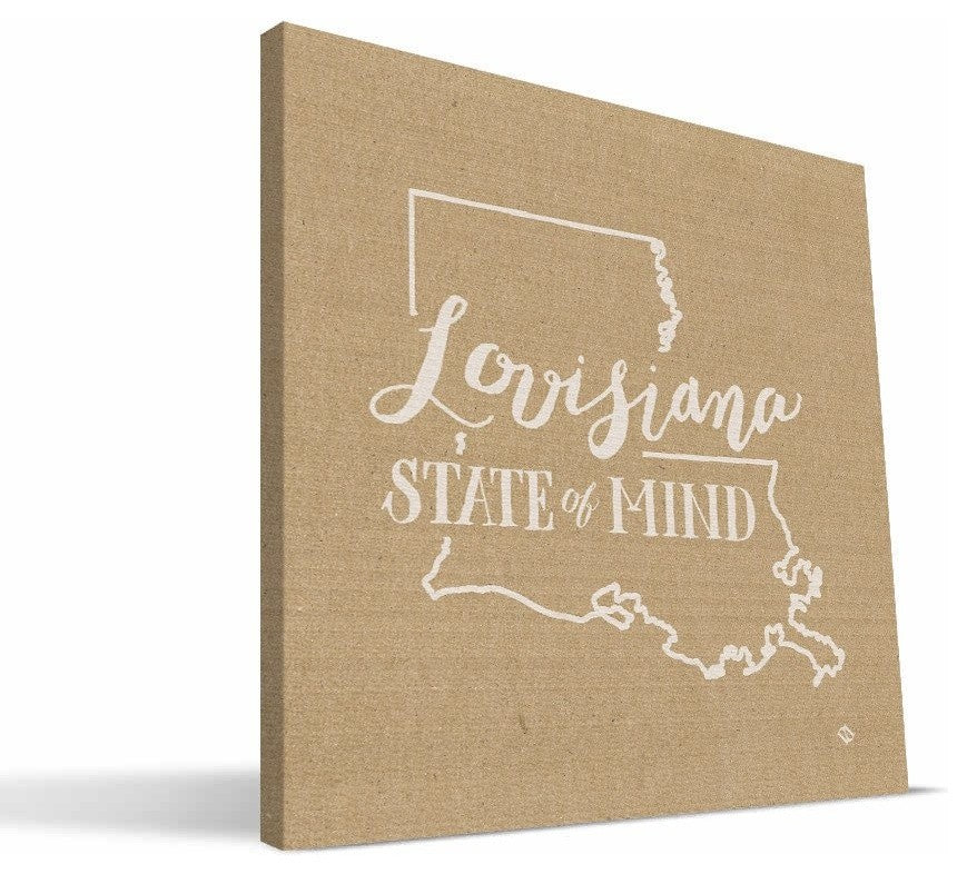 Louisiana State of Mind Canvas Print, 12"x12"