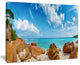 "Rocky Seychelles Island Panorama" Oversized Beach Wall Art, 40"x30"