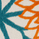 Nourison Aloha 12' x 15' Turquoise Multicolor Tropical Area Rug
