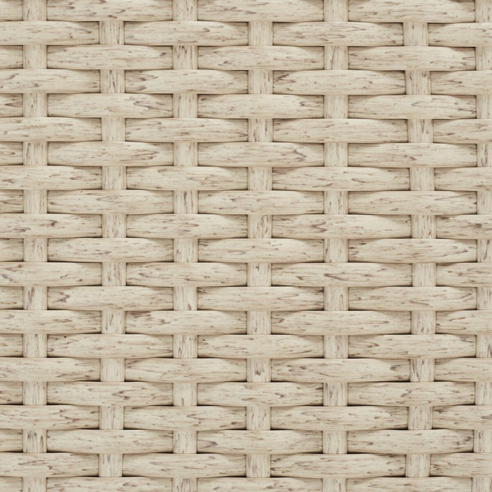 Safavieh Outdoor Edna 3 Piece Lounge Set Beige/White Cushion