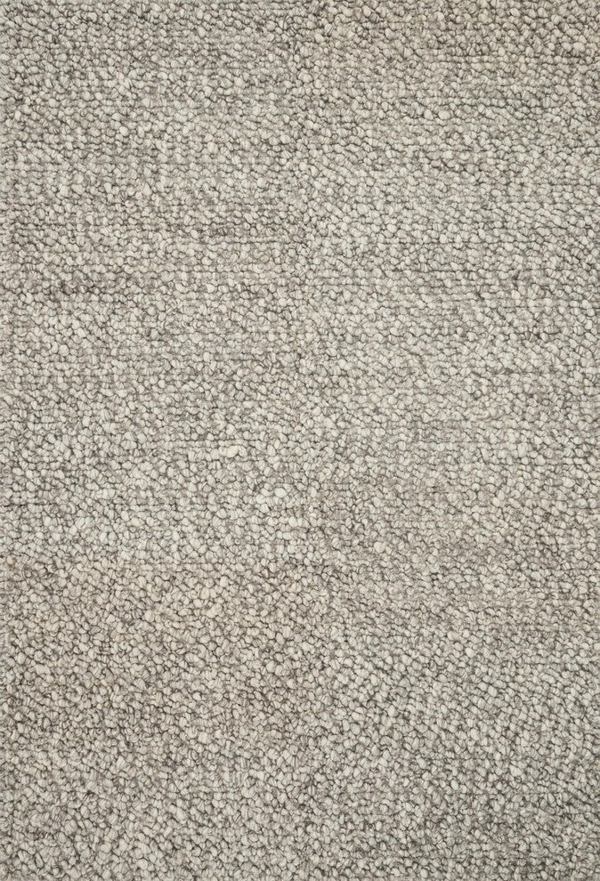 Handwoven Wool Textured Quarry QU-01 Area Rug by Loloi, Stone, 3'6"x5'6"