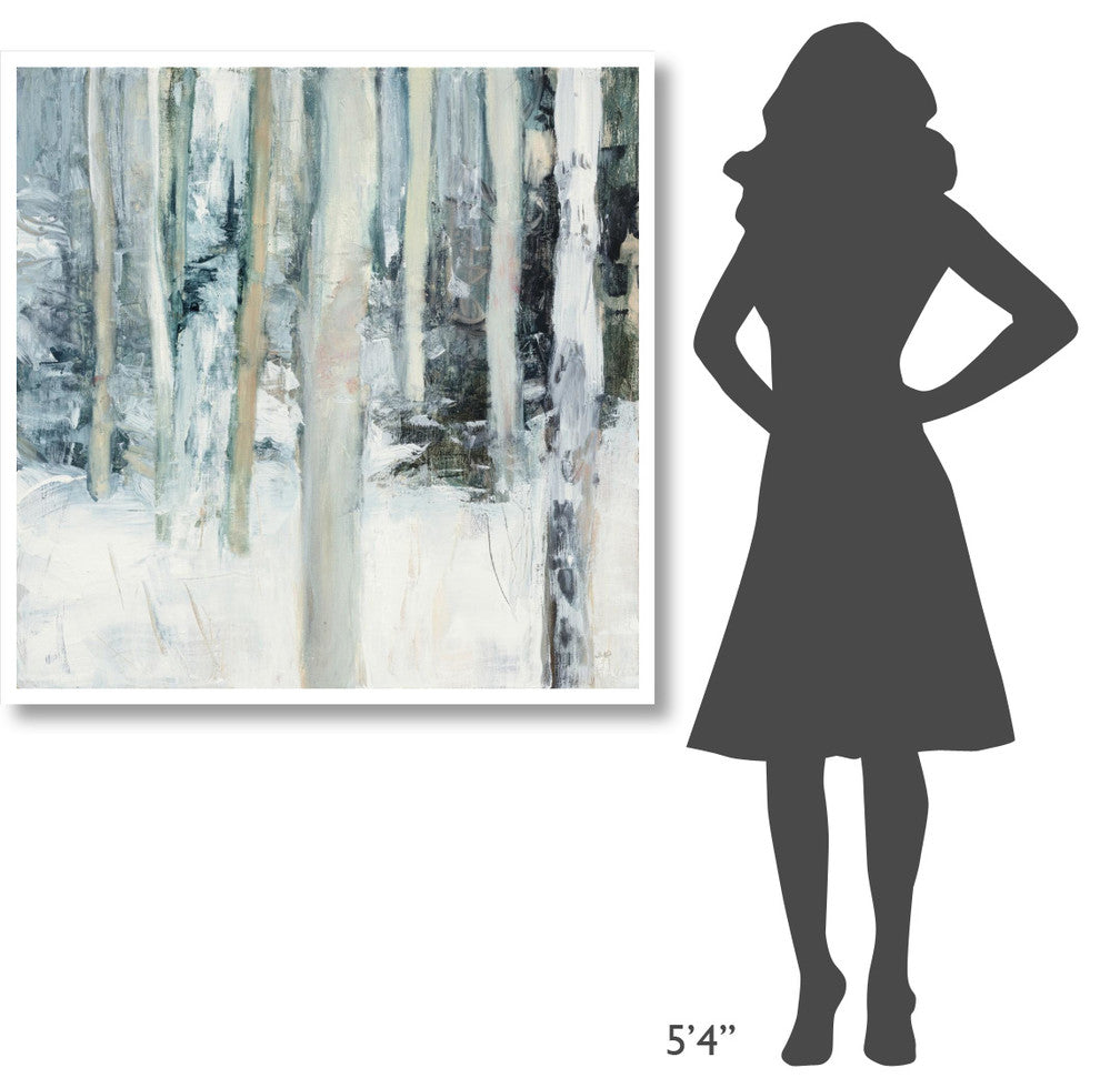 "Winter Woods I" Digital Paper Print by Julia Purinton, 42"x42"