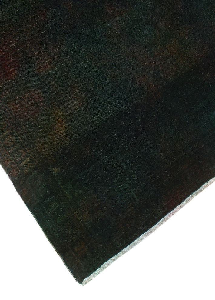 Vintage Distressed Overdyed Adeem Purple Runner, 4'9x9'10