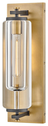 Lourde LED Wall Mount, Heritage Brass
