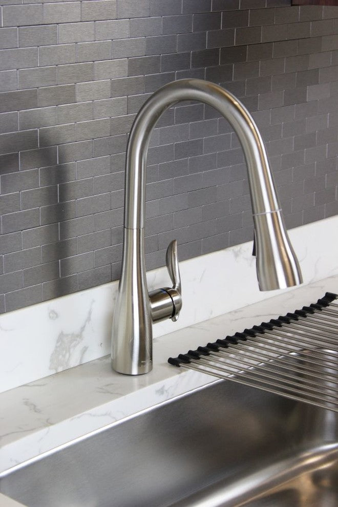 Transolid 1.8 GPM Pull-Down Kitchen Faucet, Polished Chrome