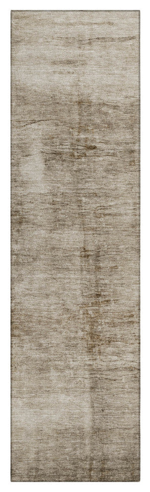 Machine Washable Indoor/Outdoor Chantille ACN1884 Beige 2'3" x 7'6" Runner Rug