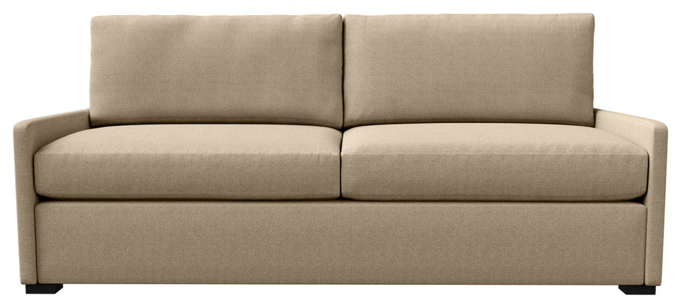 Nativa Interiors Kimpton 79" Sofa, Flax, Depth: Deep Plush