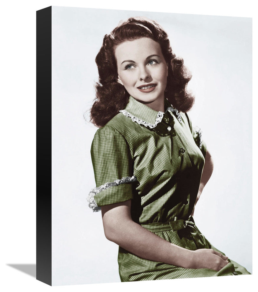 "Jeanne Crain" Stretched Canvas Giclee by Hollywood Photo Archive, 12"x16"