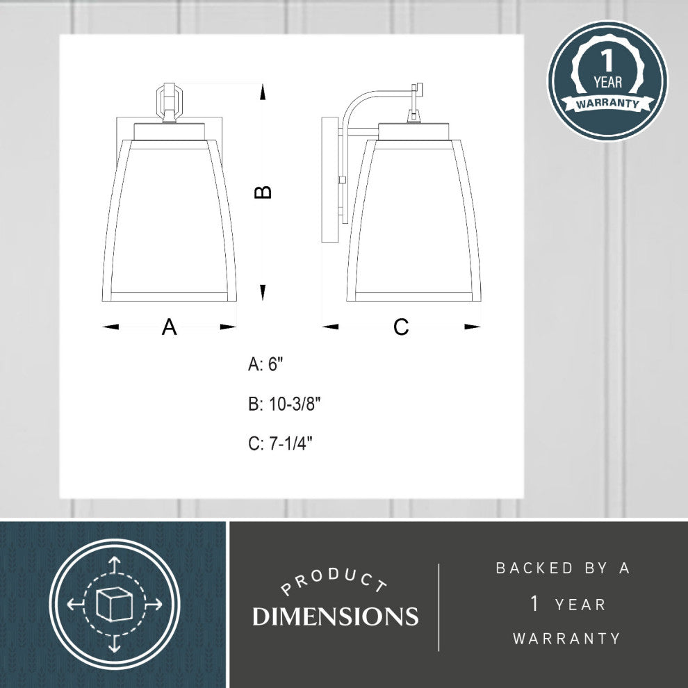 Granville 6" Outdoor Wall Light Oil Burnished Bronze