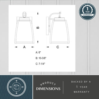 Granville 6" Outdoor Wall Light Oil Burnished Bronze