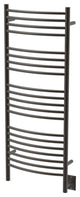 Jeeves Model D-Curved 20-Bar Hardwired Towel Warmer, Oil Rubbed Bronze