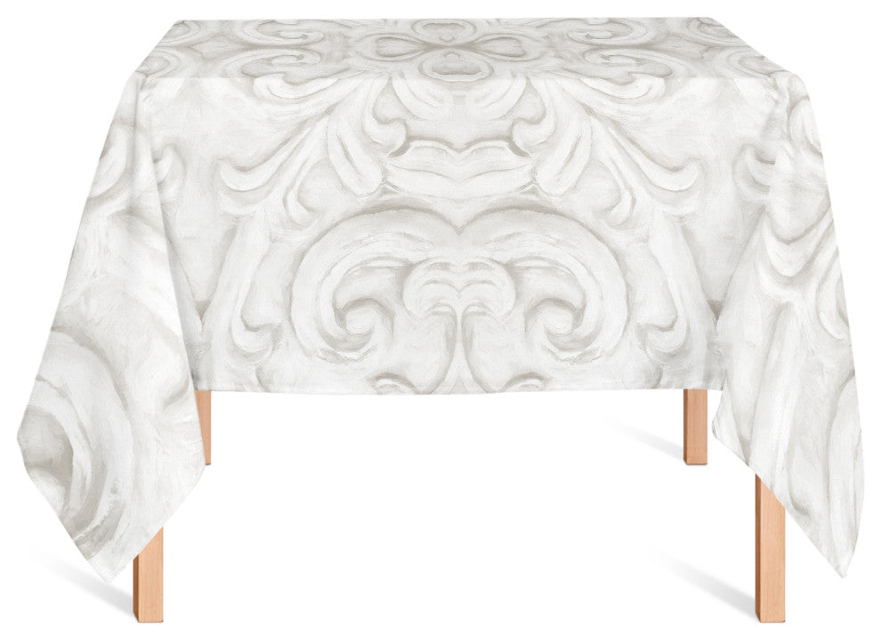 Ornate Carved Pattern 58x58 Tablecloth