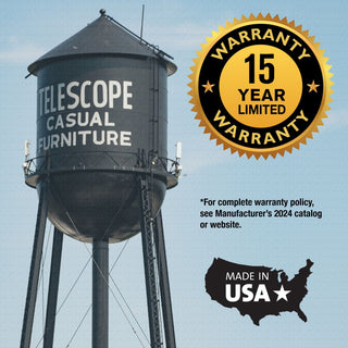Dune Sling Stackable Outdoor Hydro-Lounge Chaise, Mocha/Black