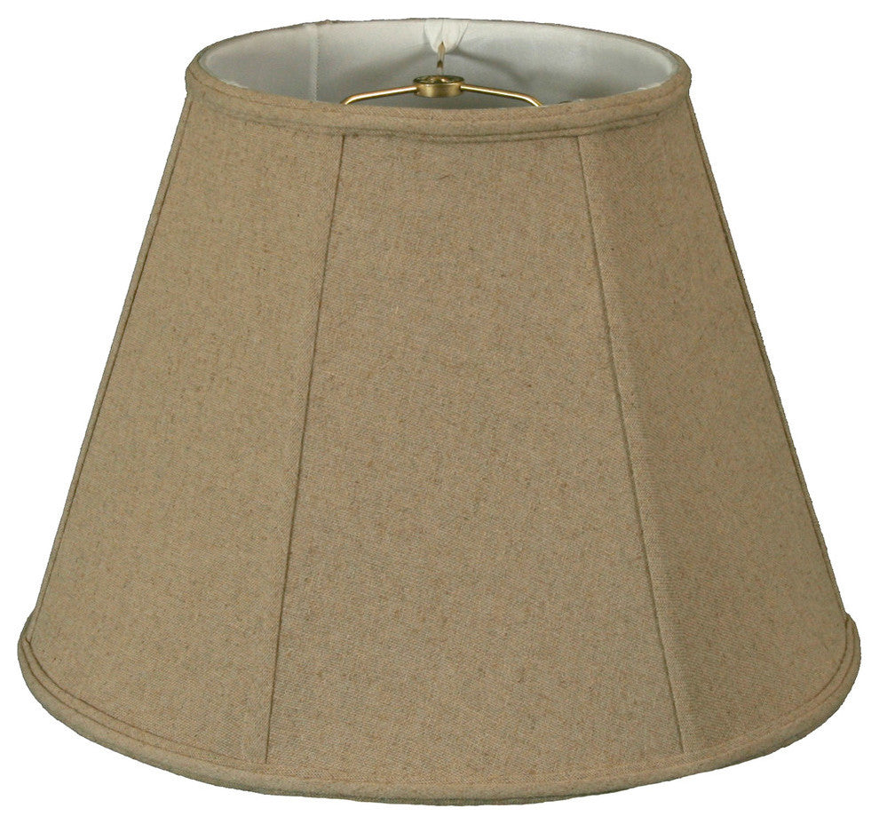 Royal Designs Empire Lamp Shade, Line Cream, 9"