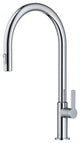 Oletto Pull-Down 1-Hole Kitchen Faucet, Chrome, Model Kpf-2821ch