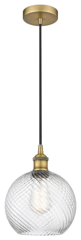 Innovations 616-1P-BB-G1214-8 1-Light Mini Pendant, Brushed Brass
