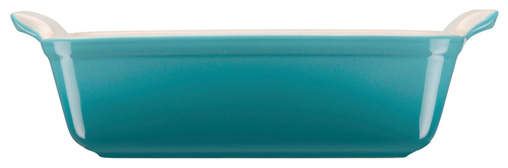 Le Creuset Stoneware Small Heritage Rectangular Dish, Teal