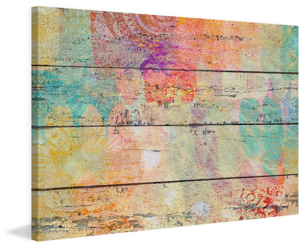 "Vintage Abstract 5183" Painting Print on Canvas by Irena Orlov