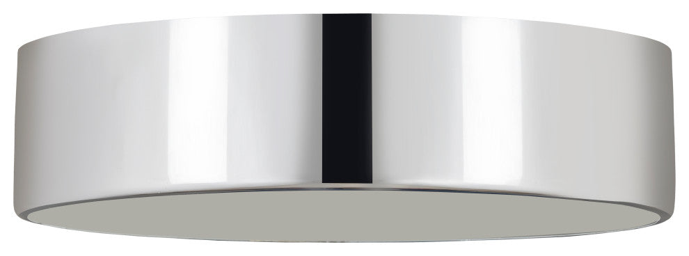 Zlite 2302F4-CH 4-Light Flush Mount, Chrome